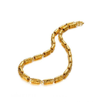 Colar de corrente robusto de ouro, colar indiano 18k jóias de ouro